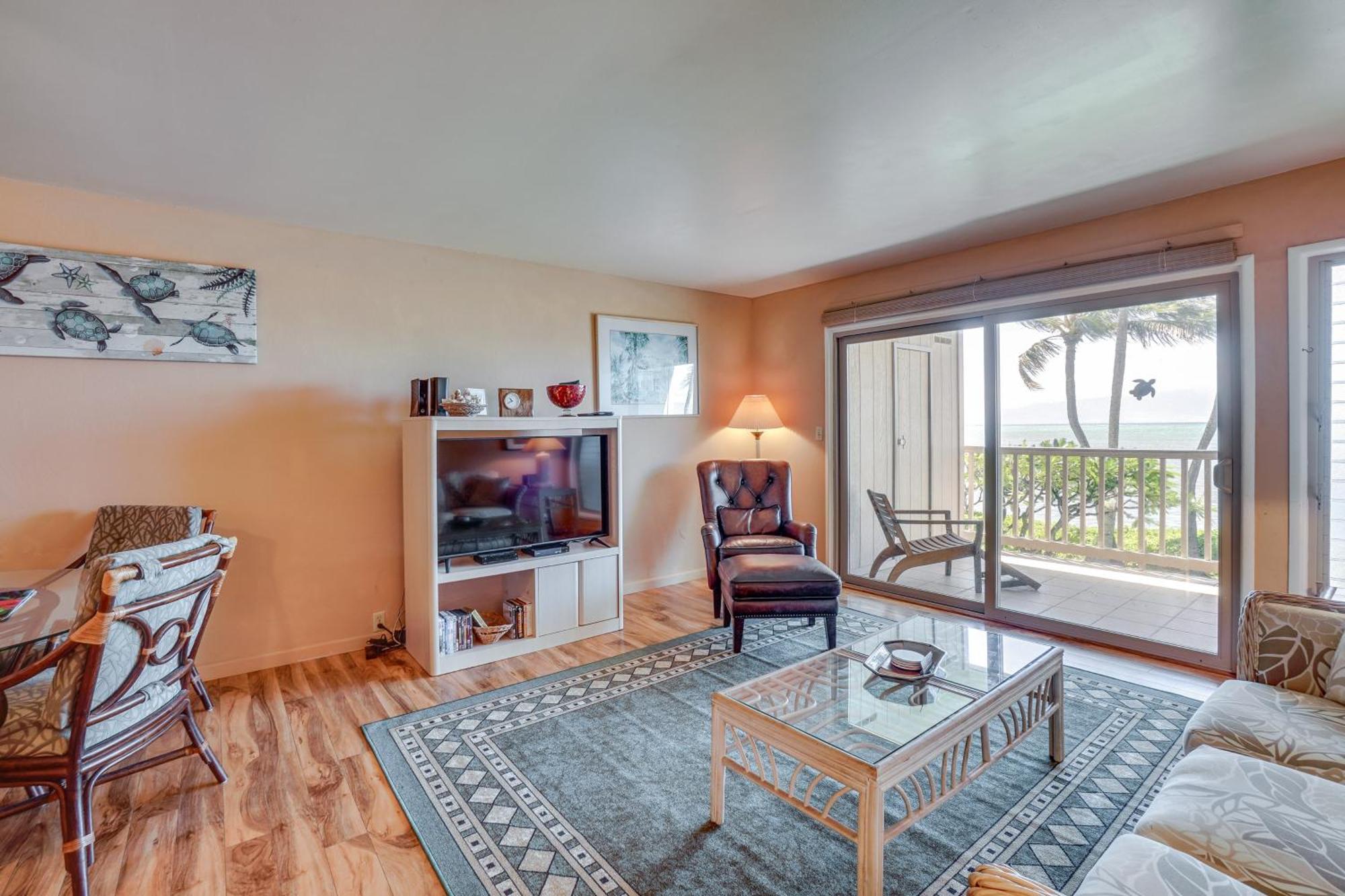 With Private Lanai And Ocean Views! Appartement